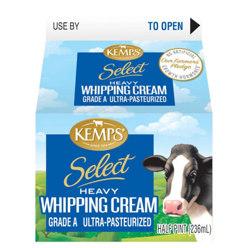 slide 1 of 1, Kemps Heavy Whipping Cream - 8 fl oz, 8 fl oz