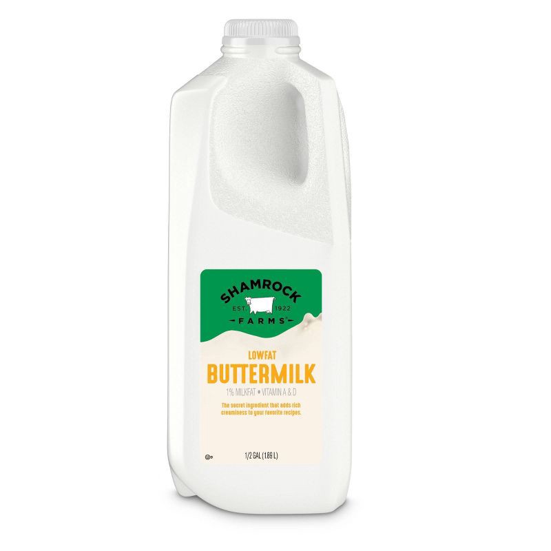 slide 3 of 3, Shamrock Farms 1% Buttermilk - 1qt, 1 qt