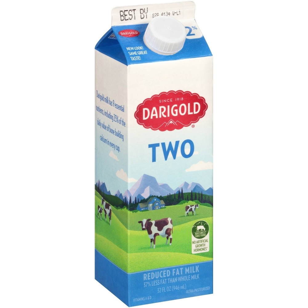 slide 2 of 2, Darigold 2% Milk - 1qt, 1 qt