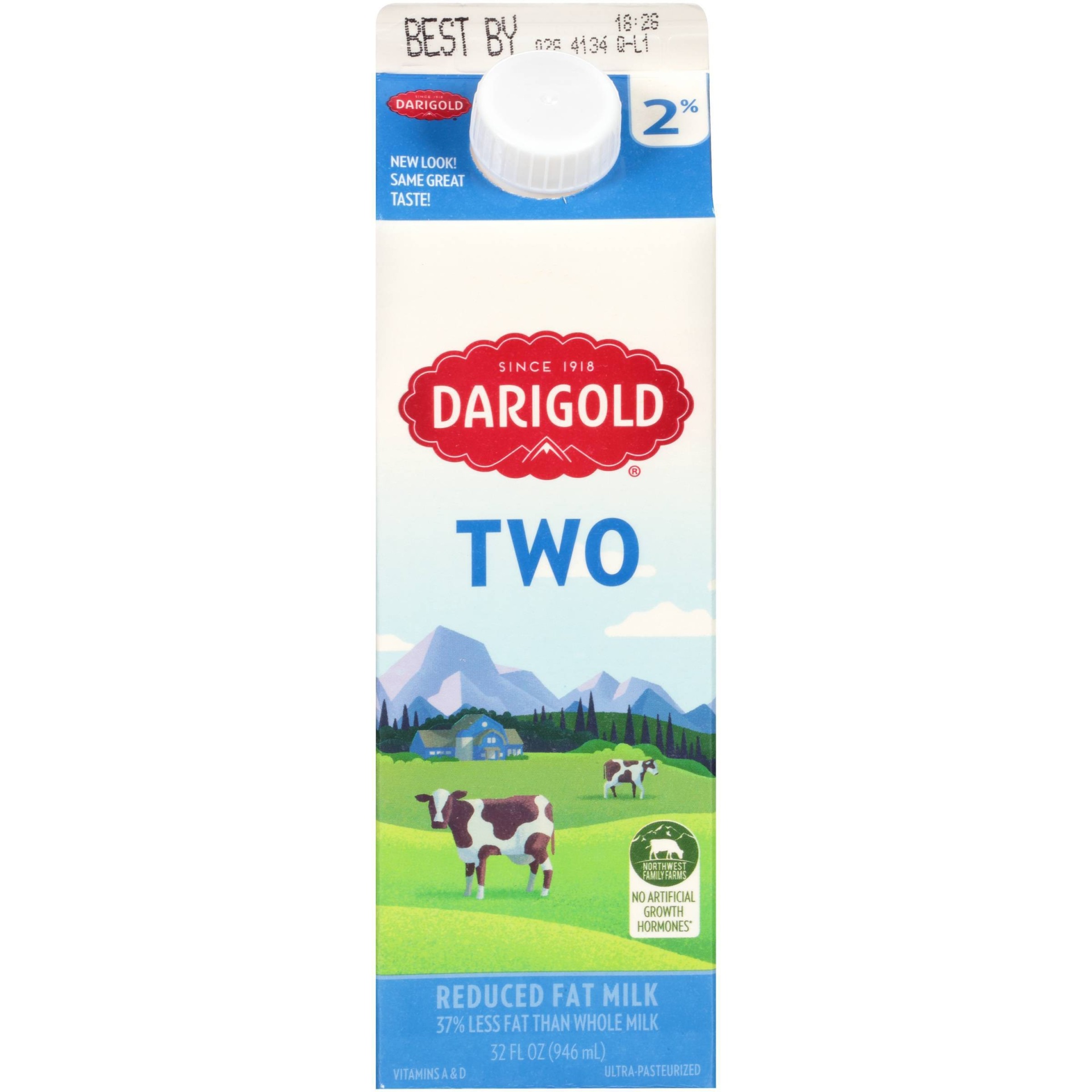 slide 1 of 2, Darigold 2% Milk - 1qt, 1 qt
