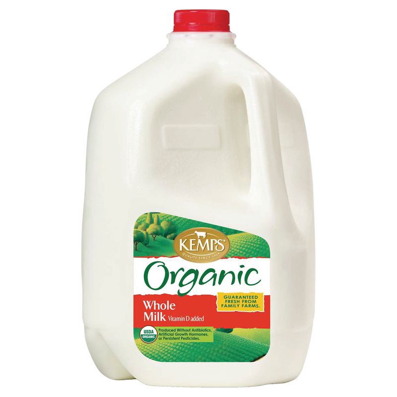 slide 1 of 9, Kemps Organic Whole Milk - 1gal, 1 gal