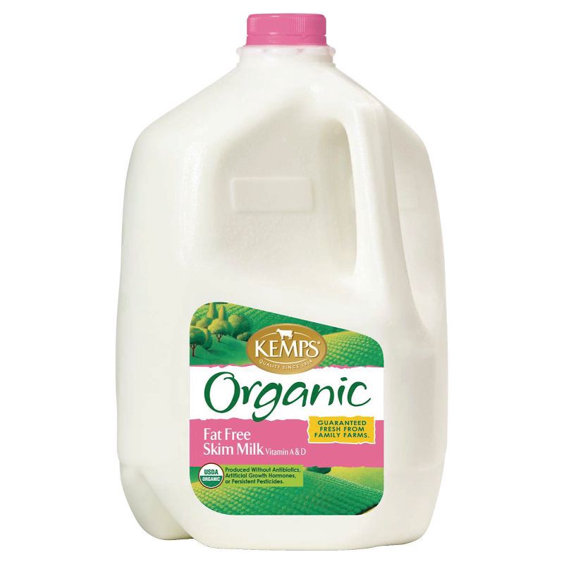 slide 1 of 1, Kemps Organic Skim Milk - 1gal, 1 gal