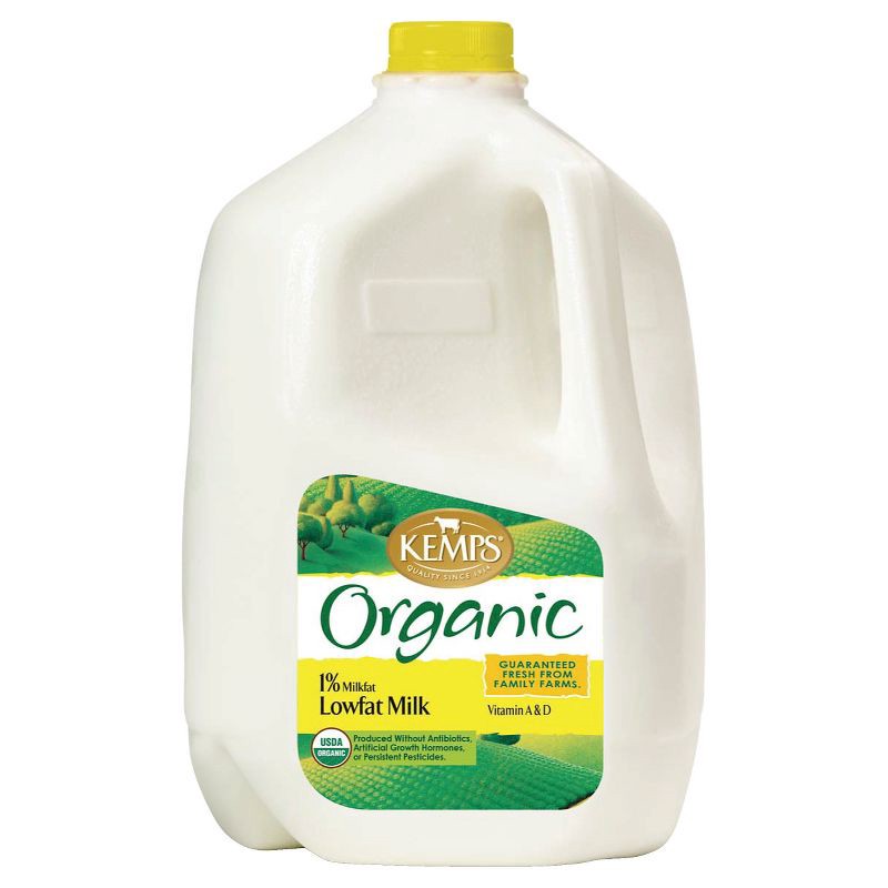 slide 1 of 1, Kemps Organic 1% Milk - 1gal, 1 gal