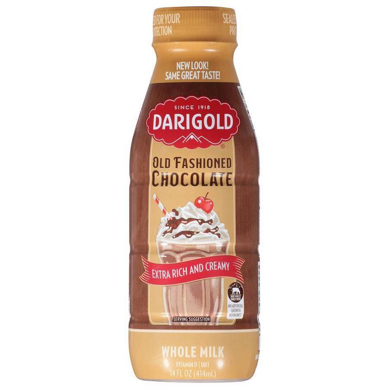 slide 1 of 1, Darigold Old Fashioned Chocolate Milk - 14 fl oz, 14 fl oz