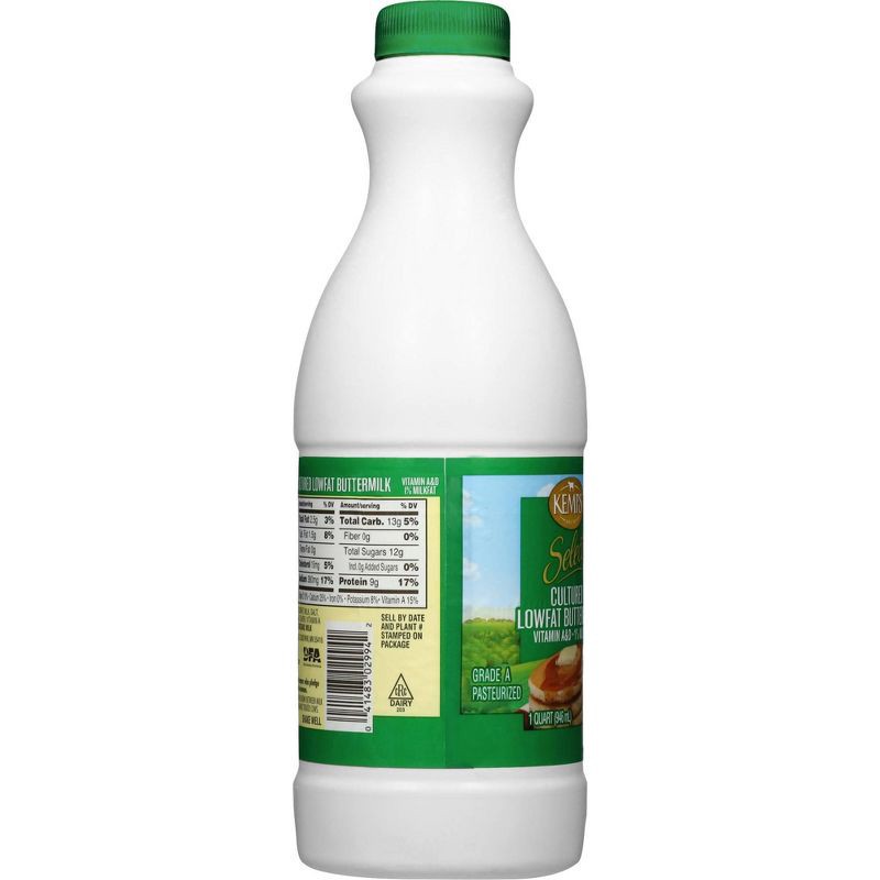 slide 2 of 8, Kemps 1% Buttermilk - 1qt, 1 qt