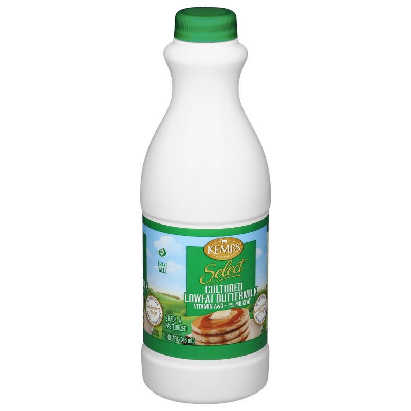 slide 3 of 8, Kemps 1% Buttermilk - 1qt, 1 qt