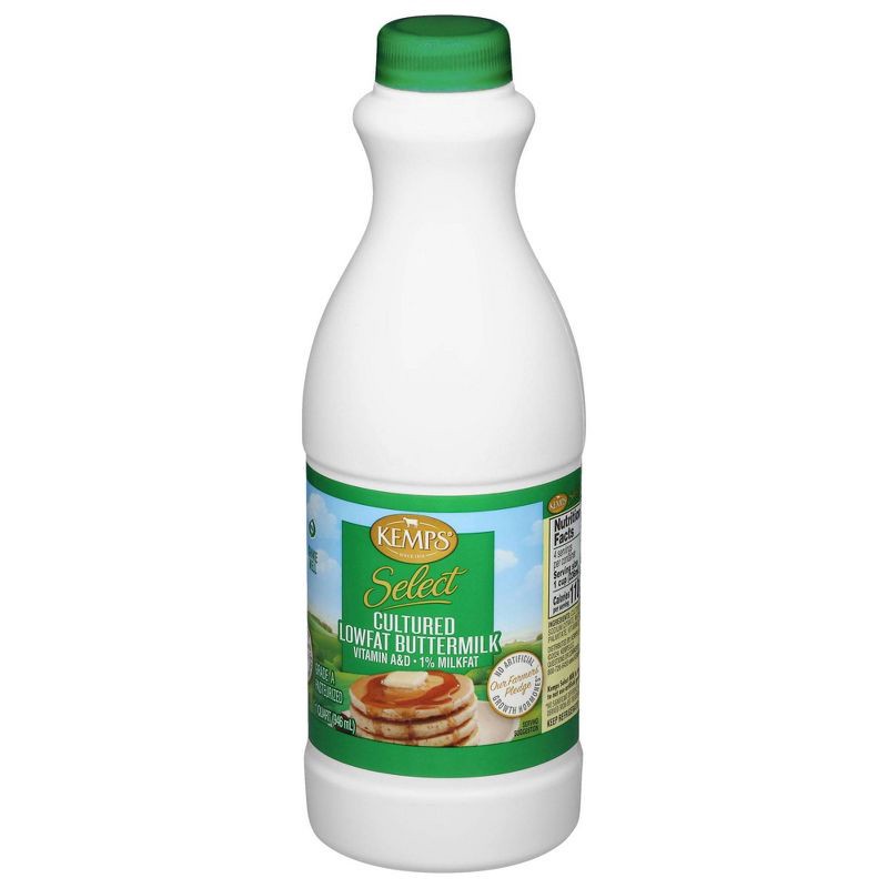 slide 5 of 8, Kemps 1% Buttermilk - 1qt, 1 qt
