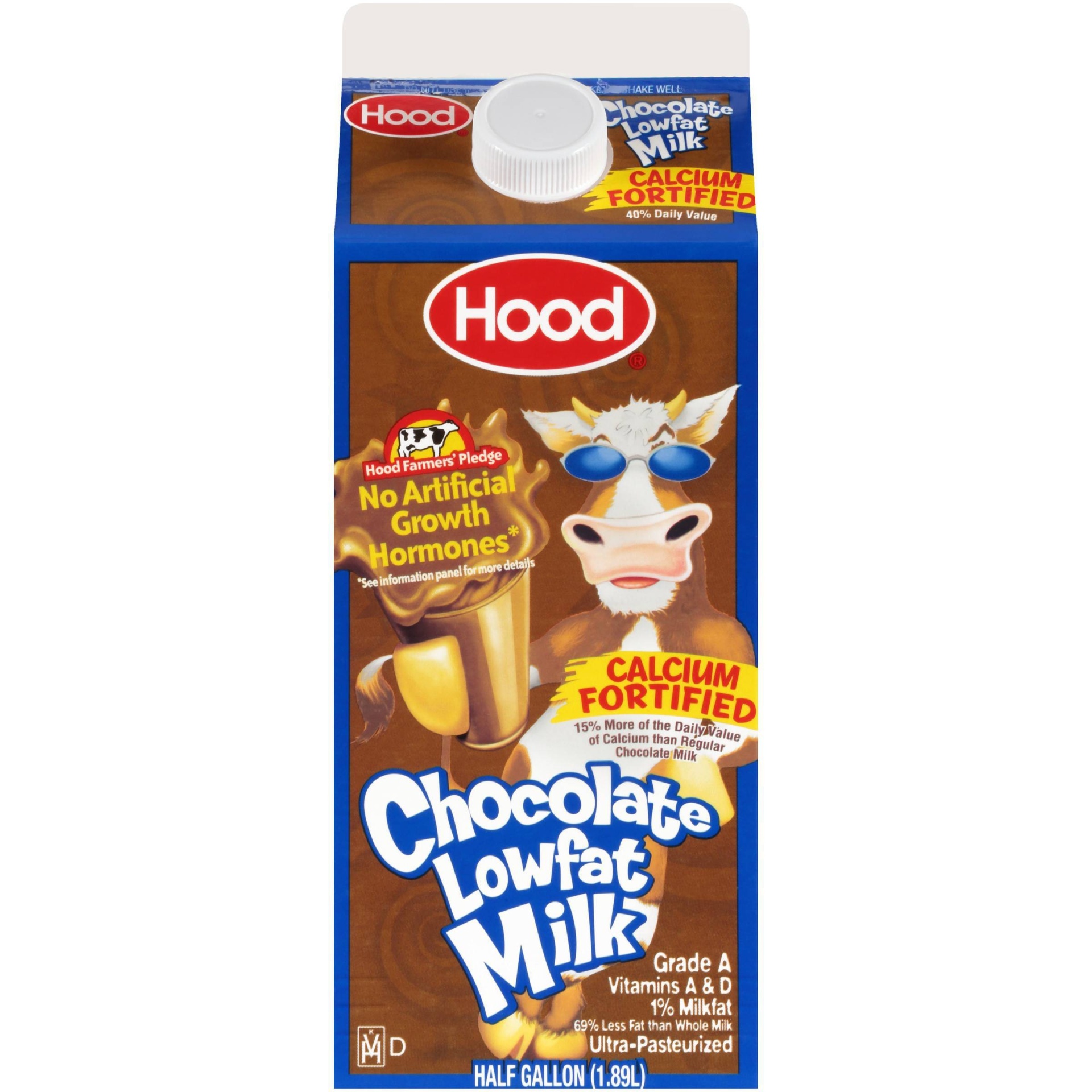 slide 1 of 8, Hood Chocolate Milk, 0.5 gal