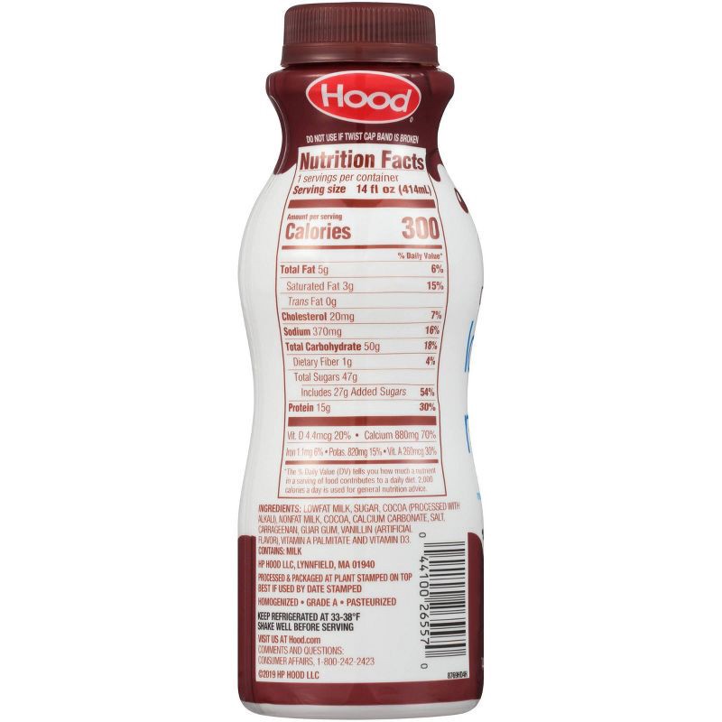 slide 2 of 6, Hood 1% Low Fat Chocolate Milk - 14 fl oz, 14 fl oz