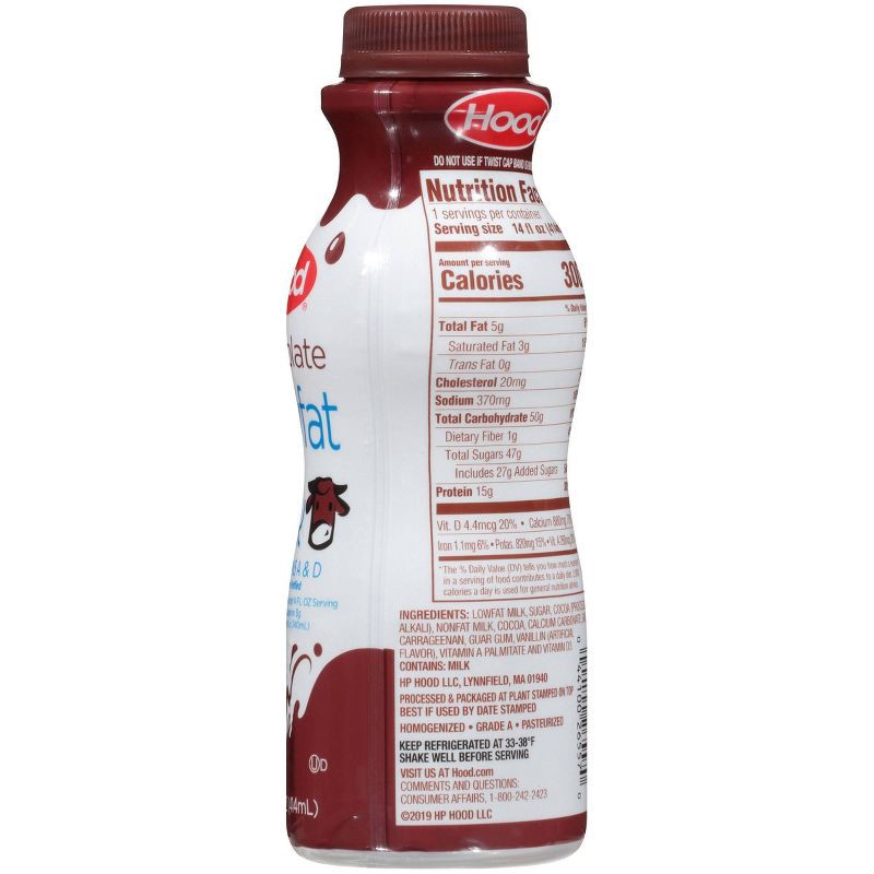 slide 3 of 6, Hood 1% Low Fat Chocolate Milk - 14 fl oz, 14 fl oz