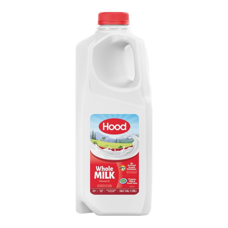 slide 1 of 6, Hood Whole Milk - 0.5gal, 1/2 gal