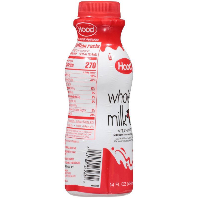 slide 3 of 7, Hood Whole Milk - 14 fl oz, 14 fl oz