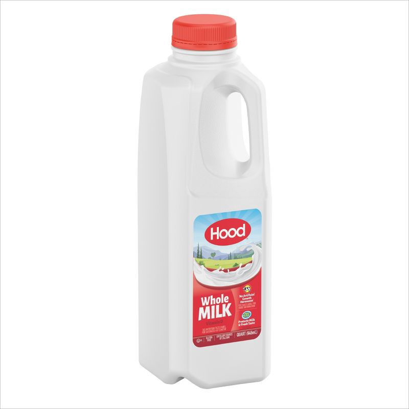 slide 3 of 6, Hood Whole Milk - 1qt, 1 qt