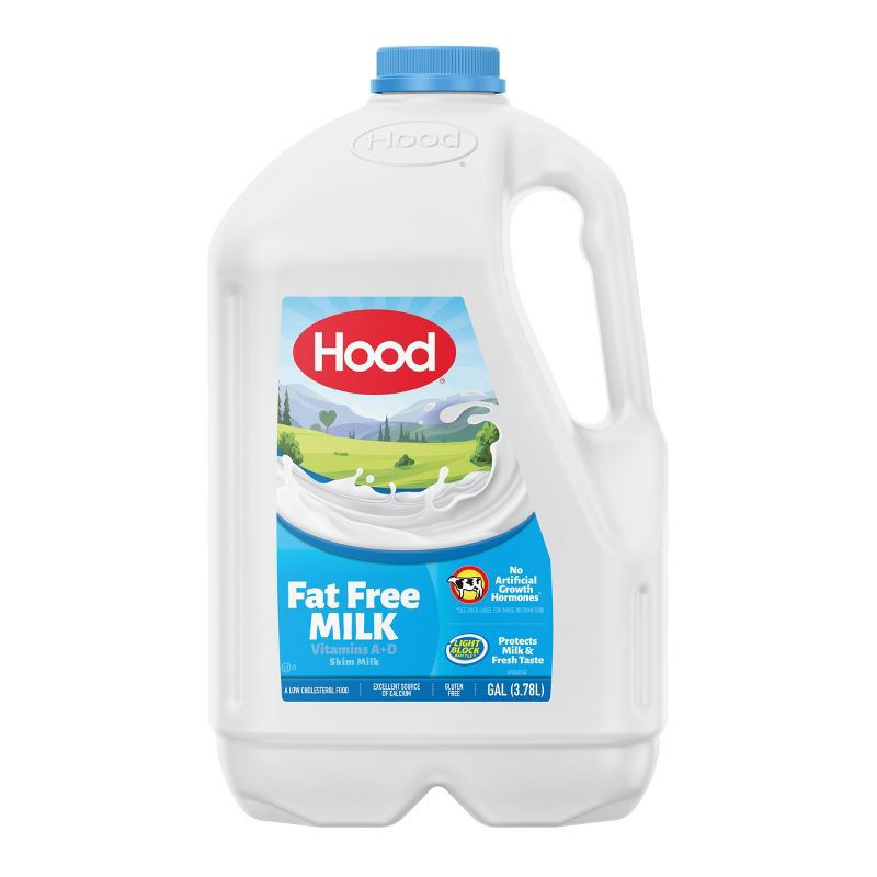 slide 1 of 6, Hood Fat Free Milk - 1gal, 1 gal