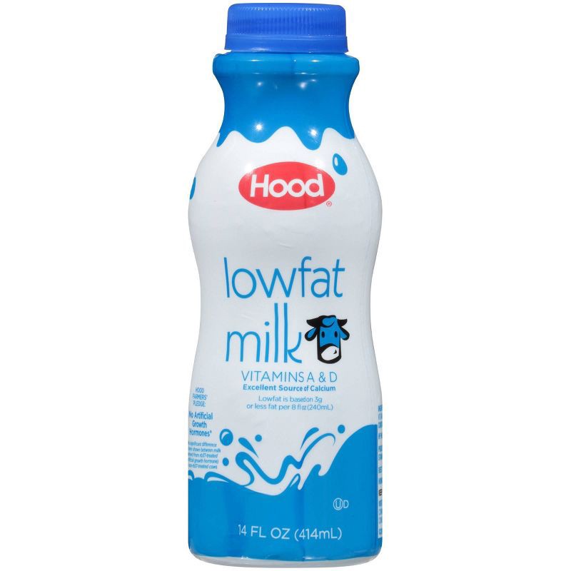 slide 5 of 7, Hood 1% Low Fat Milk - 14 fl oz, 14 fl oz