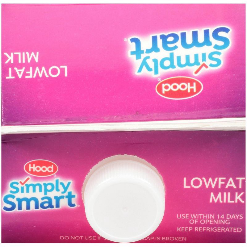 slide 6 of 7, Hood Simply Smart 1% Low Fat Milk - 0.5gal, 1/2 gal