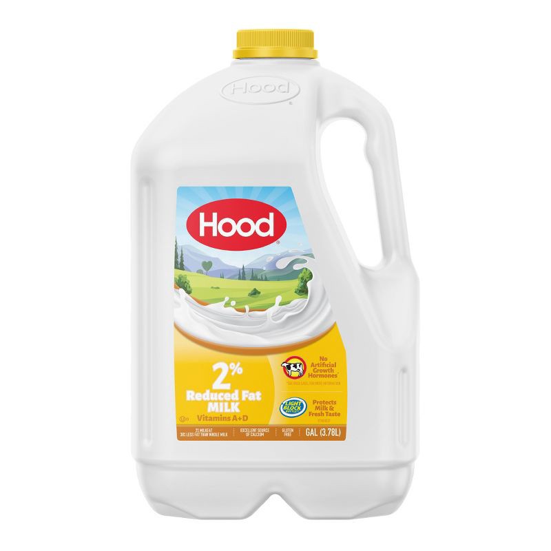 slide 1 of 6, Hood 2% Reduced Fat Milk - 1gal, 1 gal