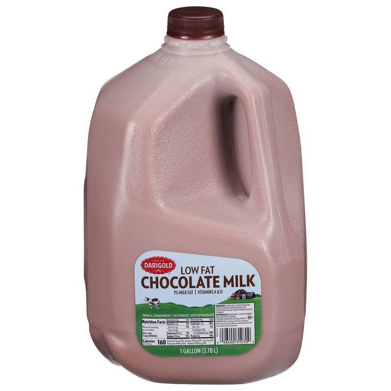 slide 1 of 3, Darigold 1% Chocolate Milk - 1gal, 1 gal