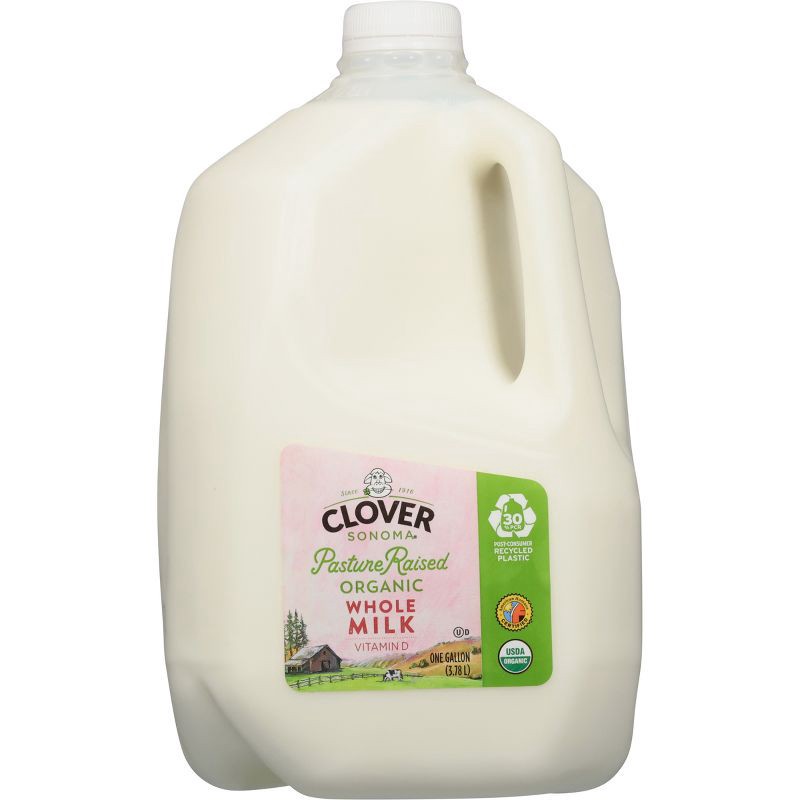 slide 2 of 5, Clover Sonoma Organic Vitamin D Milk - 1gal, 1 gal