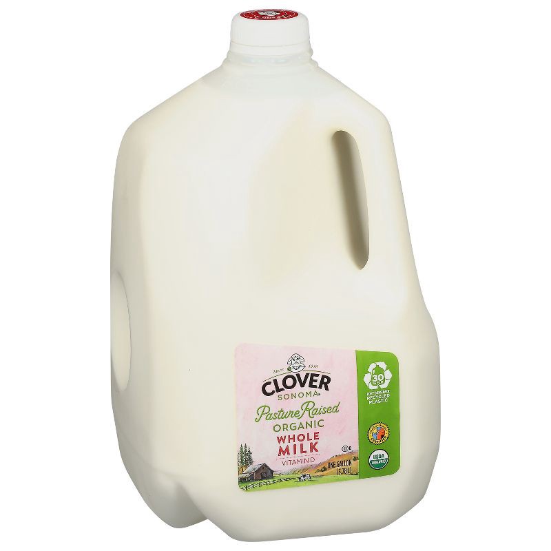 slide 3 of 5, Clover Sonoma Organic Vitamin D Milk - 1gal, 1 gal