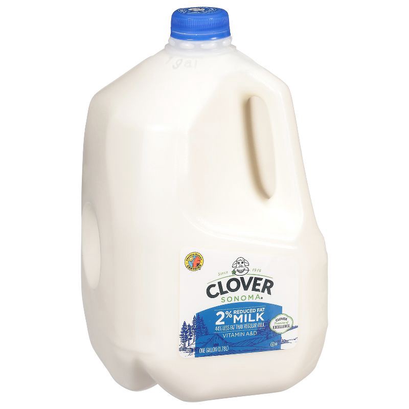 slide 3 of 5, Clover Sonoma 2% Milk - 1gal, 1 gal