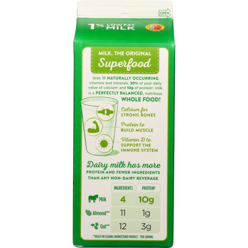 slide 7 of 7, Clover Sonoma 1% Milk - 0.5gal, 1/2 gal