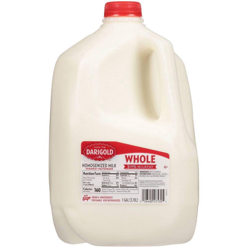 slide 1 of 3, Darigold Whole Milk - 1gal, 1 gal