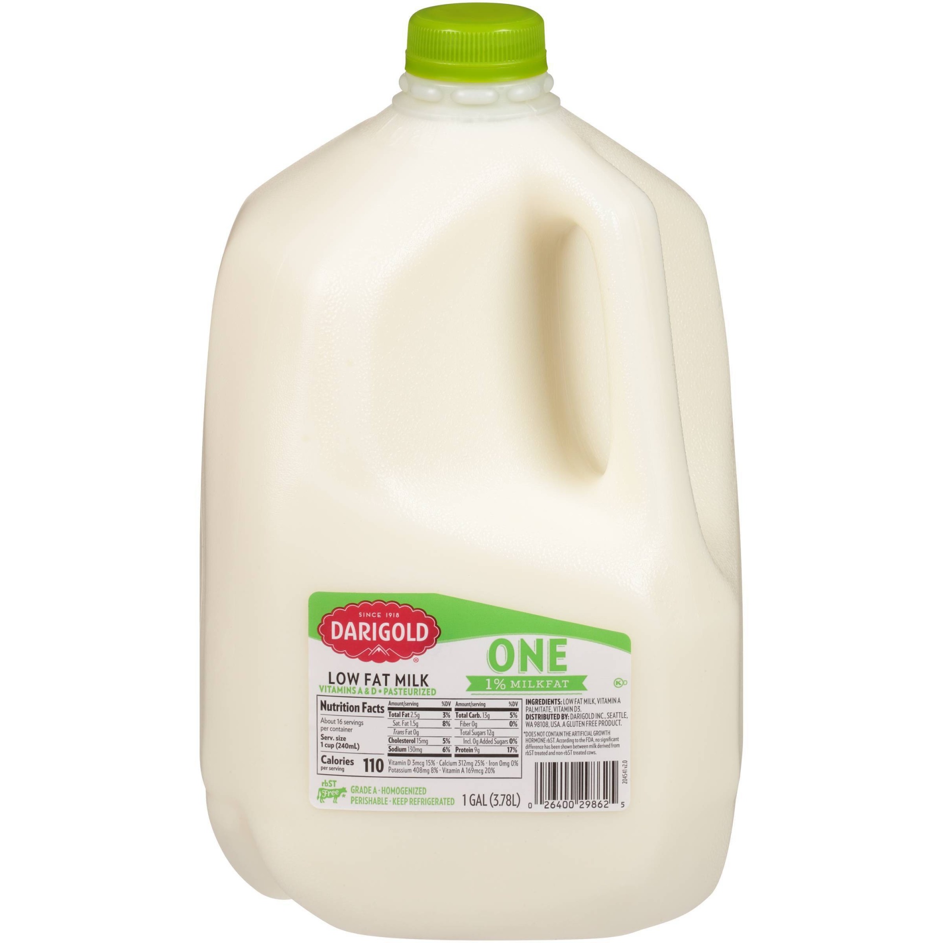 slide 1 of 3, Darigold 1% Milk - 1gal, 1 gal