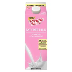 Prairie Farms Skim Milk - 1qt
