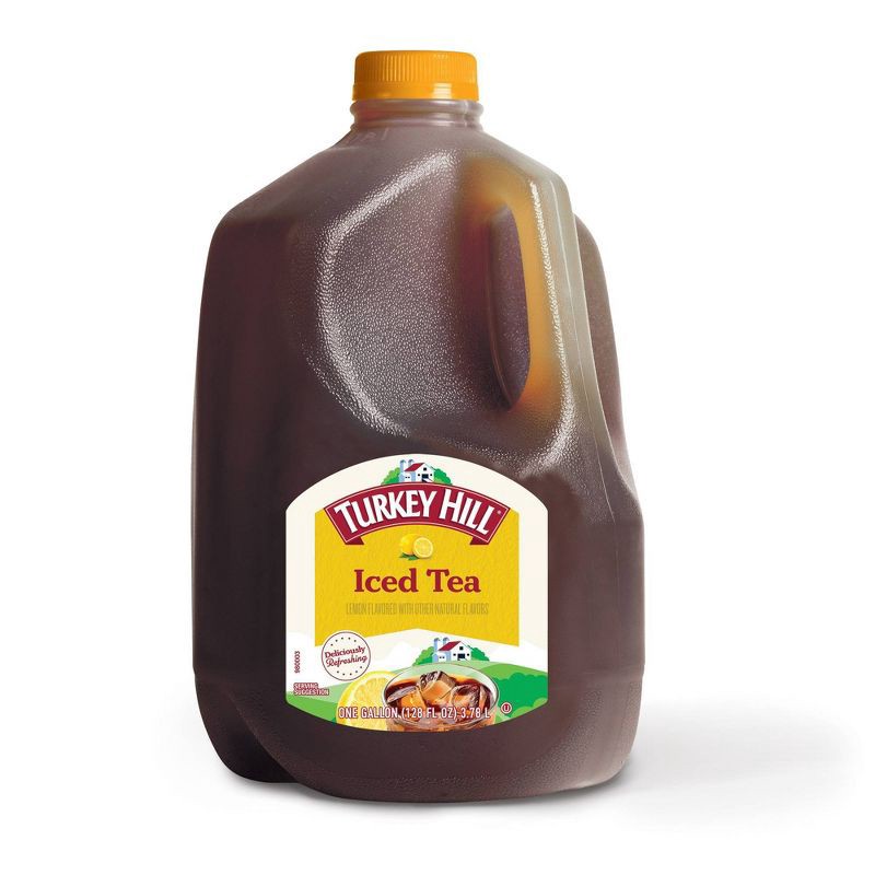 slide 1 of 3, Turkey Hill Lemon Flavored Iced Tea - 128 fl oz, 128 fl oz