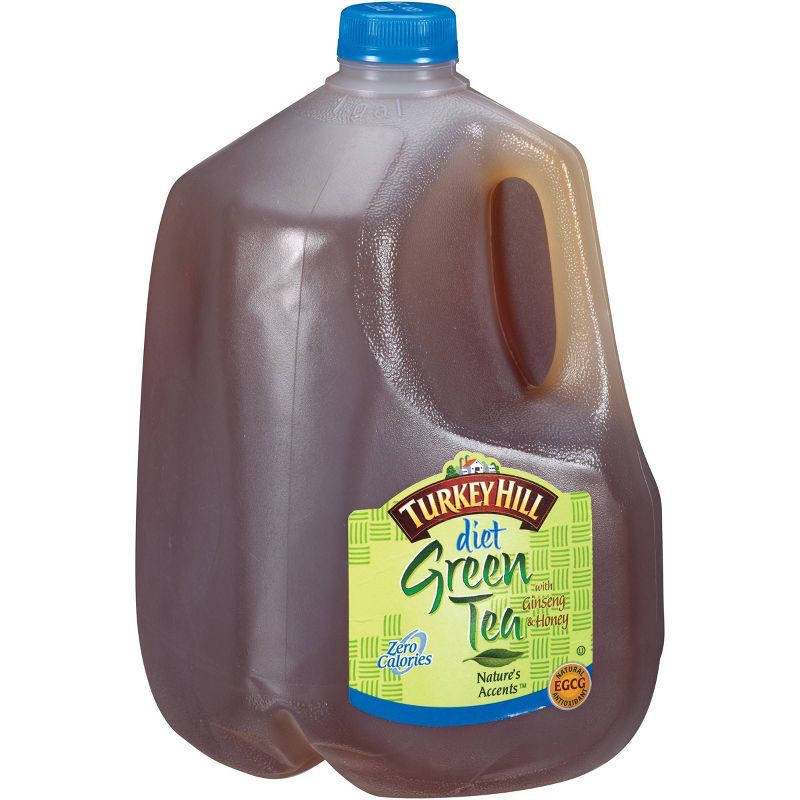 slide 2 of 3, Turkey Hill Diet Green Tea with Ginseng & Honey - 128 fl oz, 128 fl oz