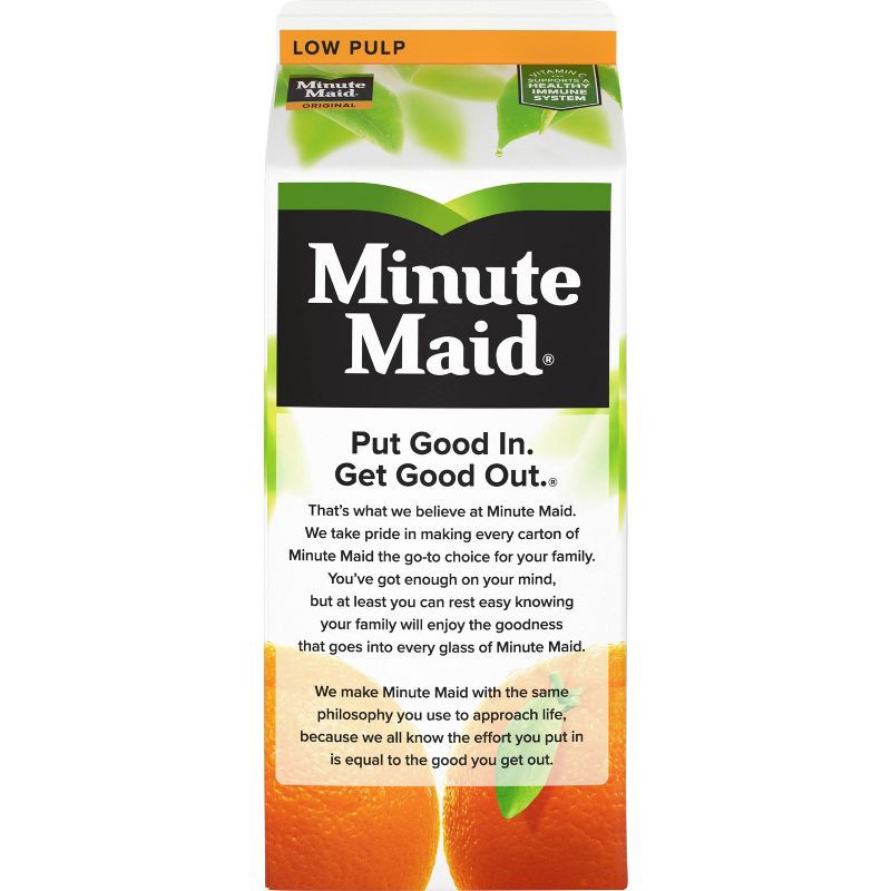 slide 4 of 8, MINUTE MAID OJ ORIGINAL 59OZ, 59 oz