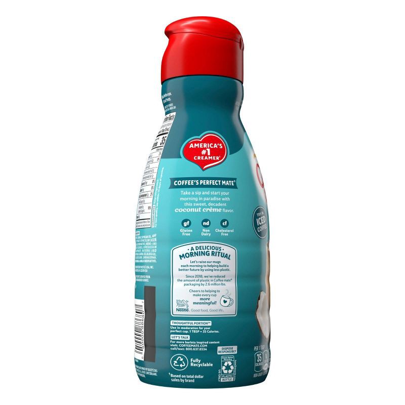 slide 10 of 12, Coffee mate Coconut Crème Coffee Creamer - 32 fl oz (1qt), 32 fl oz, 1 qt