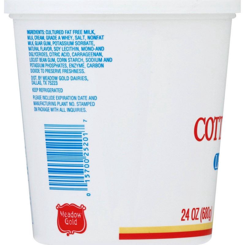 slide 4 of 4, Meadow Gold Large Curd Cottage Cheese - 24oz, 24 oz