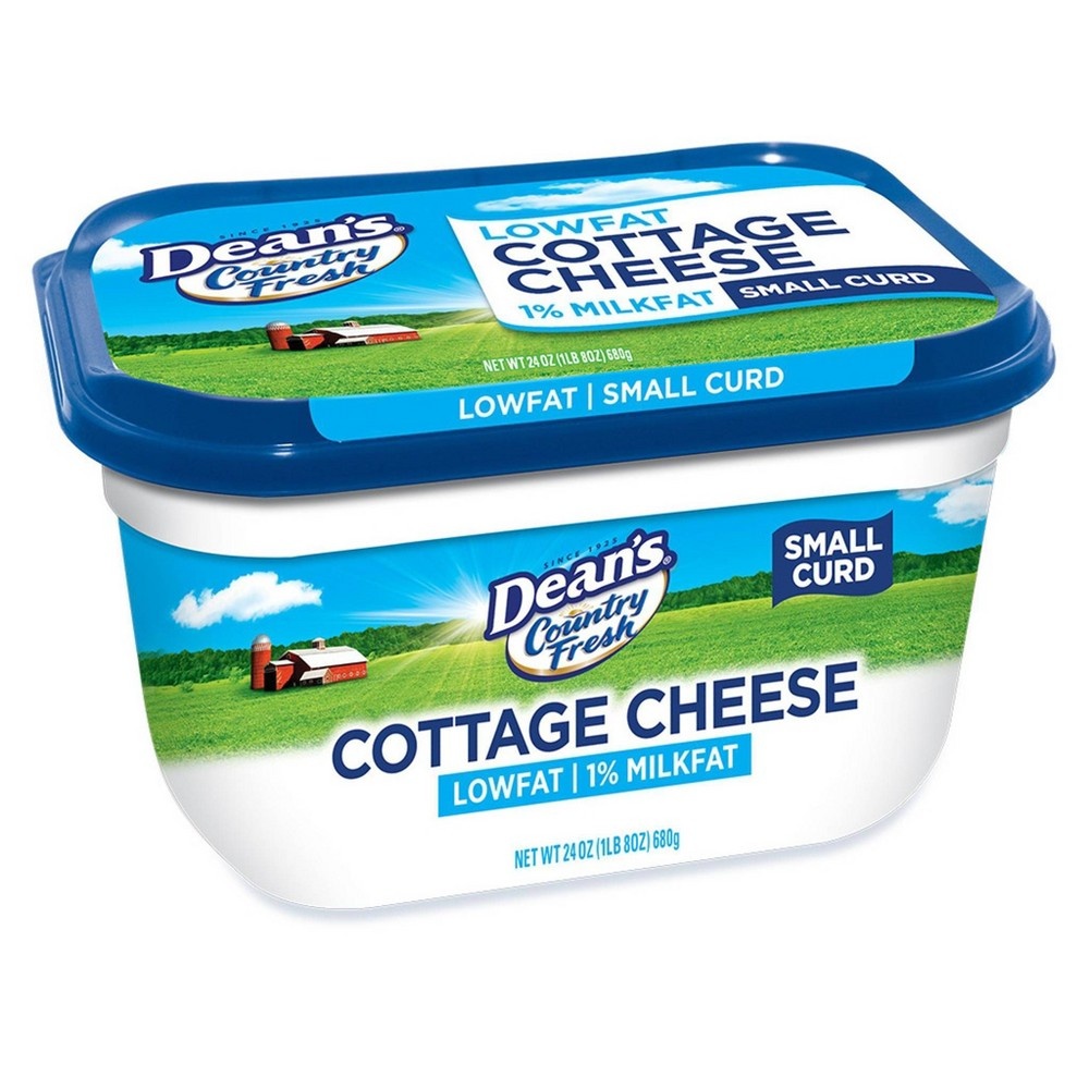 slide 2 of 2, Dean's Low Fat Cottage Cheese, 24 oz