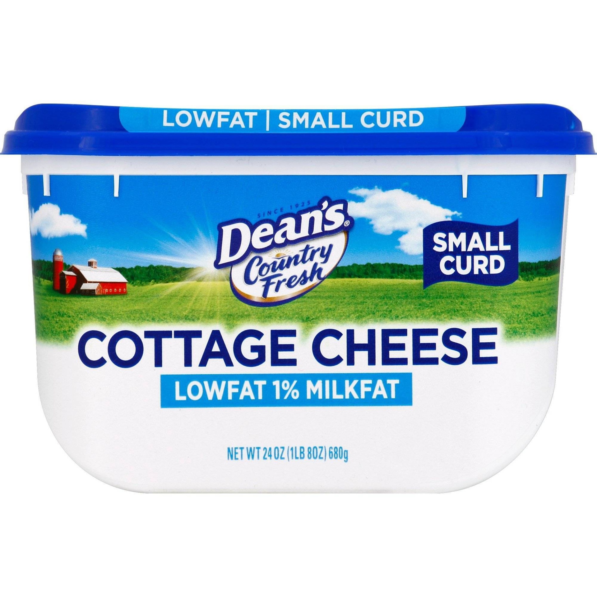 slide 1 of 2, Dean's Low Fat Cottage Cheese, 24 oz