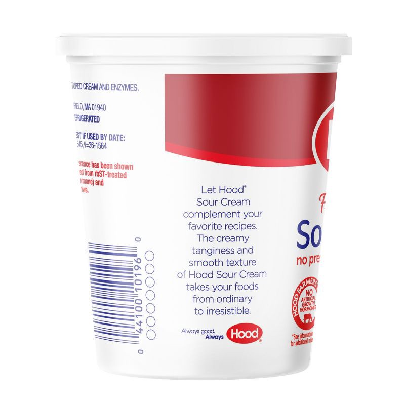 slide 4 of 5, Hood Sour Cream - 16oz, 16 oz