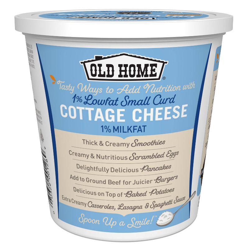 slide 3 of 4, Old Home 1% Low Fat Cottage Cheese - 22oz, 22 oz