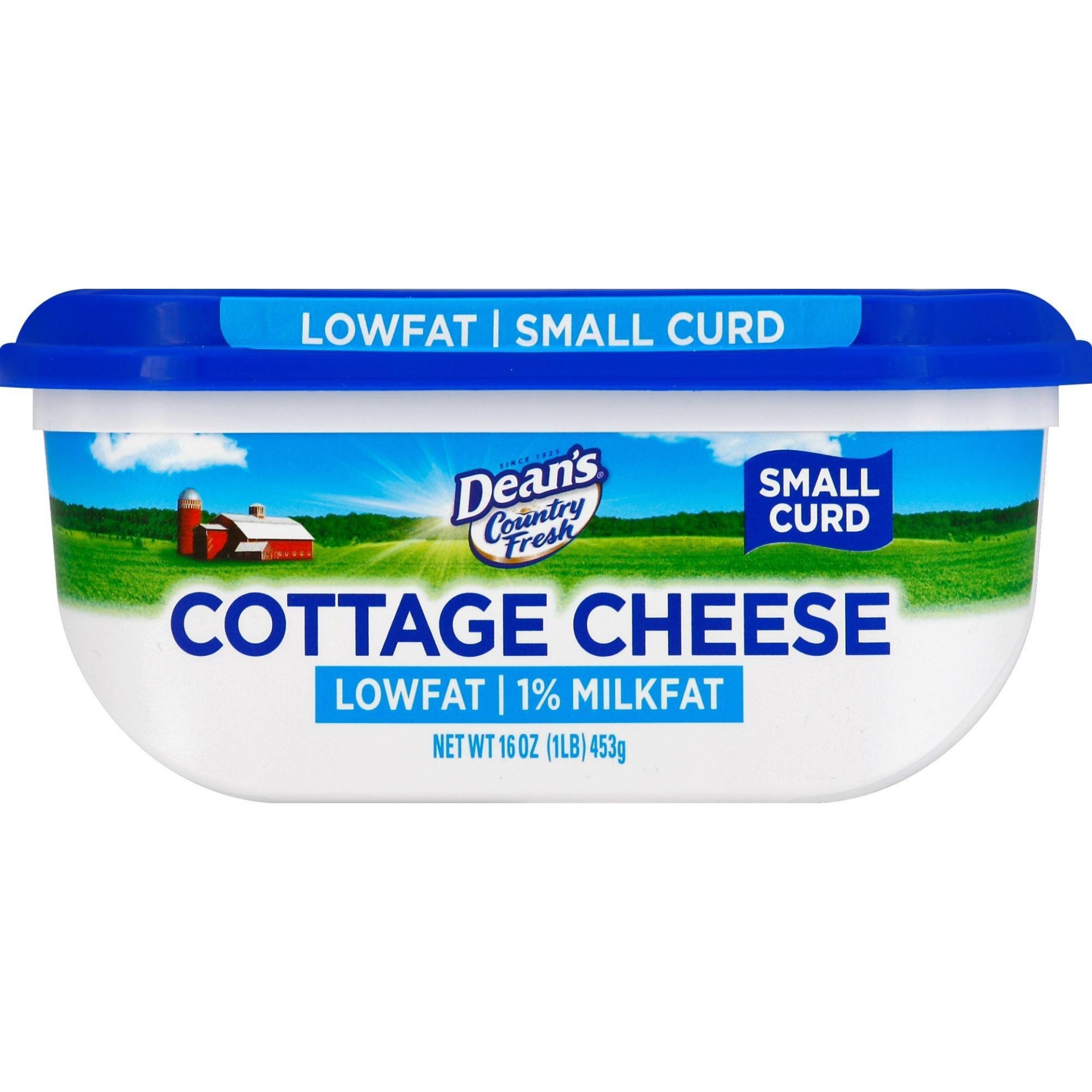 slide 1 of 4, Dean's Small Curd Cottage Cheese, 1 lb