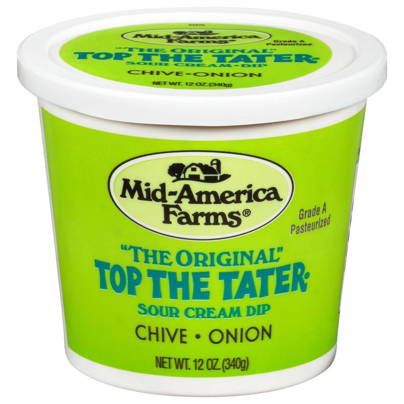 slide 1 of 5, Mid-America Farms Top The Tater Chive Onion Sour Cream - 12oz, 12 oz