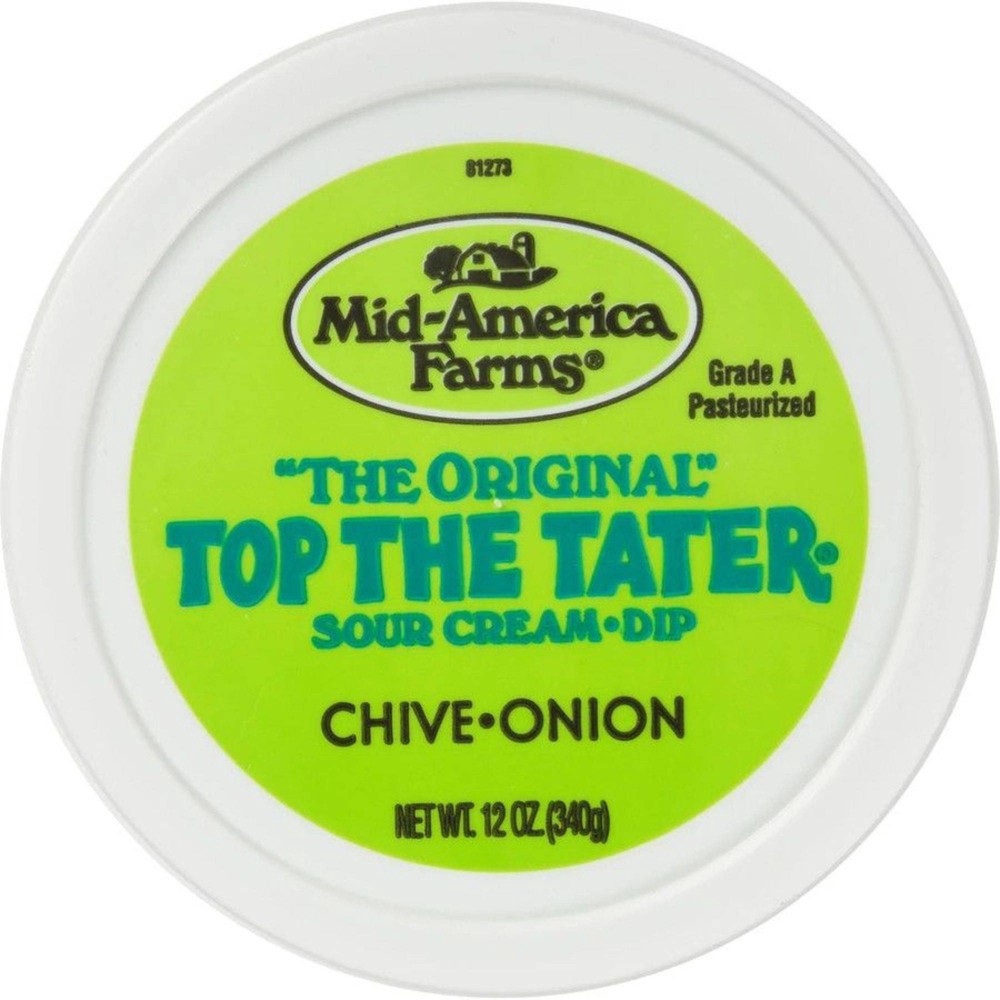 slide 4 of 5, Mid-America Farms Top The Tater Chive Onion Sour Cream - 12oz, 12 oz