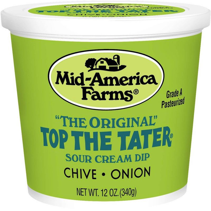 slide 1 of 5, Mid-America Farms Top The Tater Chive Onion Sour Cream - 12oz, 12 oz