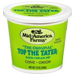 Mid-America Farms Top The Tater Chive Onion Sour Cream - 12oz
