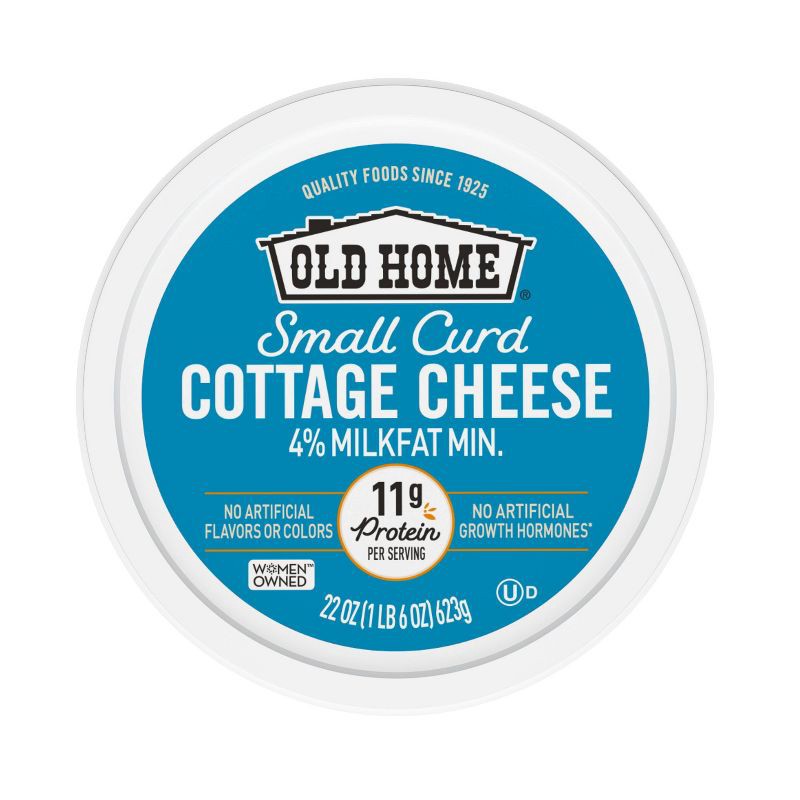slide 4 of 5, Old Home Small Curd Cottage Cheese - 22oz, 22 oz