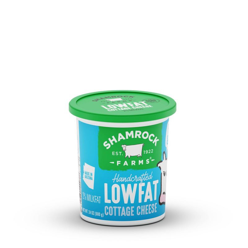 slide 3 of 4, Shamrock Farms Low Fat Cottage Cheese - 24oz, 24 oz