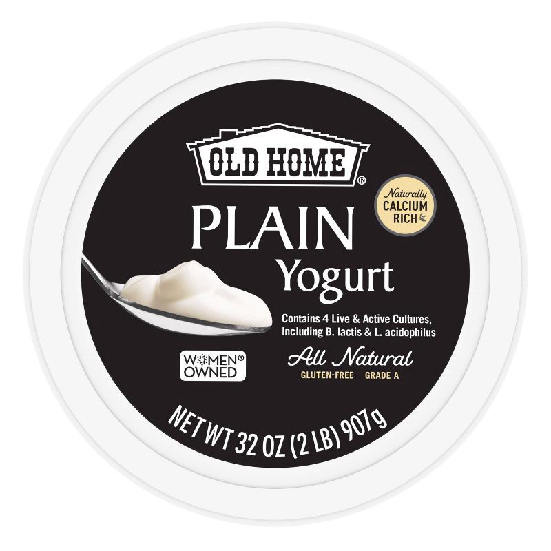 slide 4 of 5, Old Home Plain Yogurt - 32oz, 32 oz