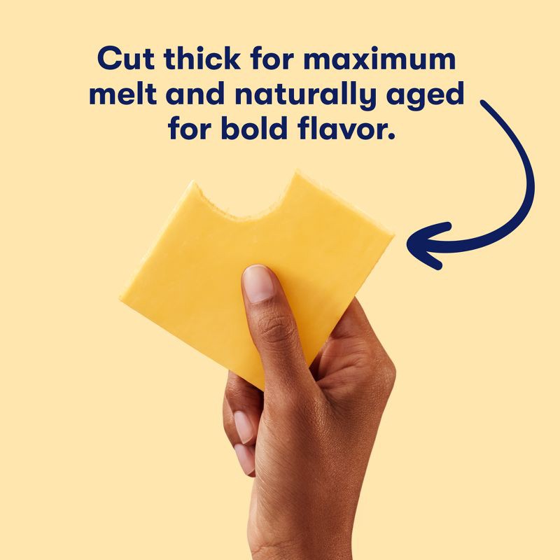 slide 3 of 9, Tillamook Farmstyle Sharp Cheddar Cheese Slices - 8oz/9 slices, 8 oz