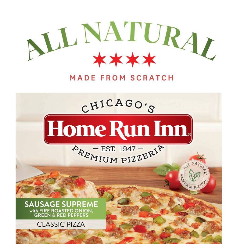 slide 2 of 6, Home Run Inn Sausage Supreme Frozen Pizza - 33oz, 33 oz