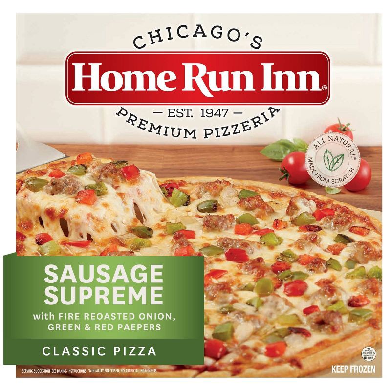 slide 1 of 6, Home Run Inn Sausage Supreme Frozen Pizza - 33oz, 33 oz