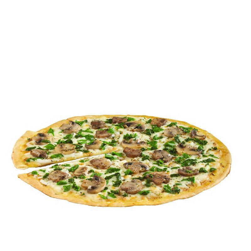 slide 3 of 3, Bellatoria Ultra Thin Crust Roasted Mushroom N' Spinach Frozen Pizza - 12.76oz, 12.76 oz